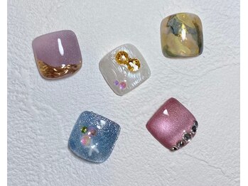 ラヴィネイル(La Vie Nail)/フットネイル/親指アート/夏
