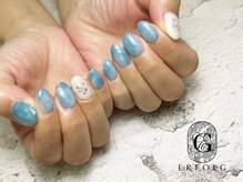エアフォルク 銀座(ERFOLG)/爽やかブルーネイル！