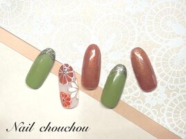 和柄ネイル9500円