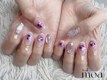 モア(moa)/チーク　ハートホロ