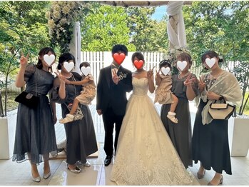 ビルーチェ(美LUCE)/産後減量でドレスサイズも変更♪