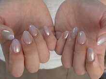 ルネネイル(Lune nail)/ミラーネイル・シンプルネイル