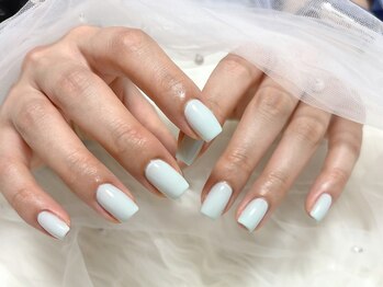 アンジェネイル(Ange nail)/サマーカラー水色♪