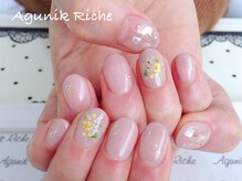 アグニークリッシェ(Agunik Riche)/【押し花ネイル】