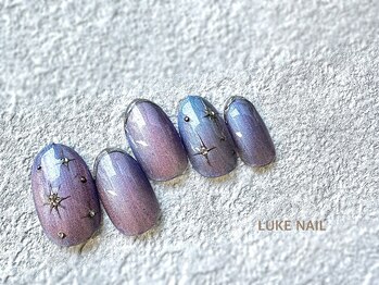 ルークネイル 恵比寿店(LUKE NAIL)/マグマネットスターネイル 冬春