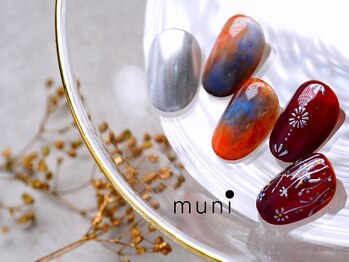 ムニネイル 心斎橋(muni NAIL)/フラワーネイル
