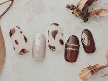 ネイルサロンアンドスクール ミュー(Nail Salon & school mieux)/アニマルニュアンスネイル