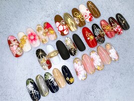 ◆成人式ネイルデザイン◆￥8500