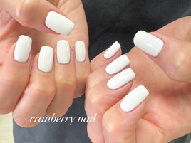 夏の真っ白ワンカラー