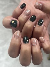 スピカ ネイルサロン アンド スクール(Spica nailsalon&school)/秋カラー☆ビジュー
