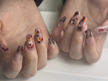 ネコ ネイル(NEKO NAIL)/バレンタインネイル【11,200】