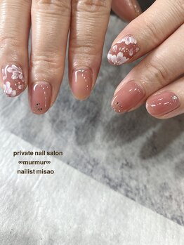 プライベート ネイルサロン マーマ(murmur)/フラワーネイル