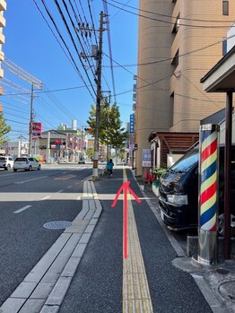 モアビューティー 庚午店(MORE BEAUTY)/バス停から西広島方面に歩くと