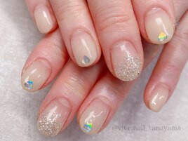 ハートホロネイル☆