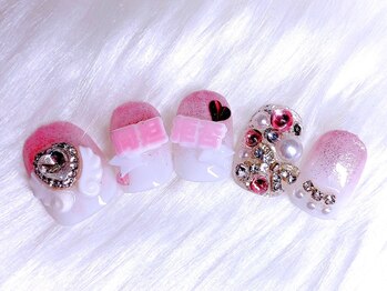ネイルサロンブリス(nail salon Bliss)/☆埋め尽くし推し活ネイル☆