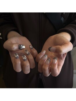 Mネイルアンドカフェ シェレステ/ニュアンスネイル