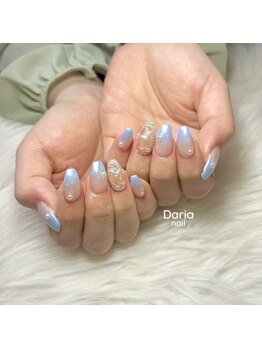 ダリア(Daria)/夏色ワンホンネイル