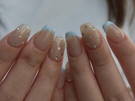 ブルーフレンチ×ドットホロ