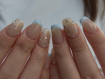 ブルーフレンチ×ドットホロ