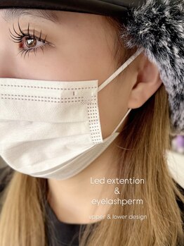 アース コアフュールボーテ 高岡店(EARTH coiffure beaute)/up & low extension