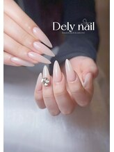 デリーネイル(Dely_nail)/上品なヌーディーロングネイル
