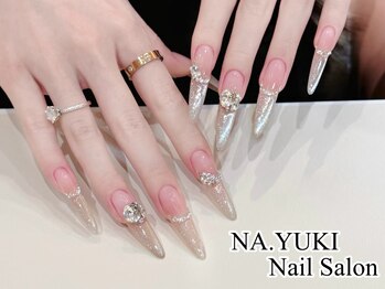 ナユキネイル 新宿店(NA.YUKI Nail)の写真/特別な日のネイルはお任せ！ご要望に合わせてあなただけの特別なネイルを提案◎華やかなお手元で女子力UP★