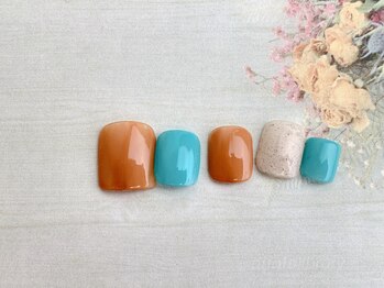 ネイルサロン&スクール ジーナ(GINA)/夏秋カラー☆テラコッタ