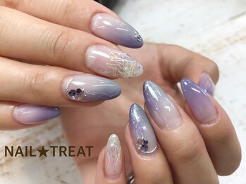 ネイルトリート 茨木駅前店(NAIL TREAT)/縦グラデーションネイル☆