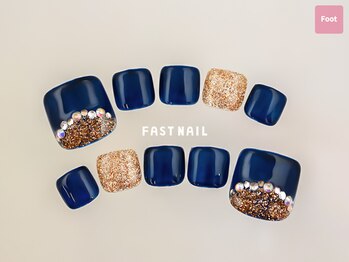 ファストネイル 町田店(FAST NAIL)/冬フット 7,370円 【11998】