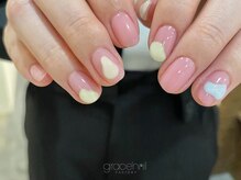 グレースネイルファクトリー(grace'nail factory)/ピンクマーブル