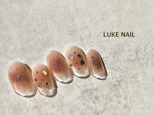 ルークネイル 恵比寿店(LUKE NAIL)/チークハートネイル　春夏秋冬
