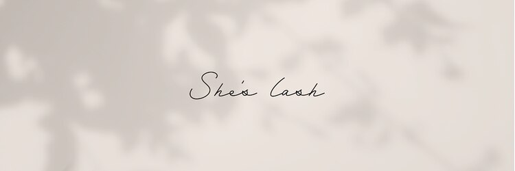 シーズ ラッシュ 新宿店(She's lash)のサロンヘッダー