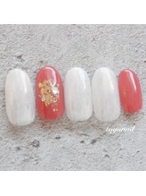 たゆ ネイル(たゆnail)/パラジェルオレンジネイル