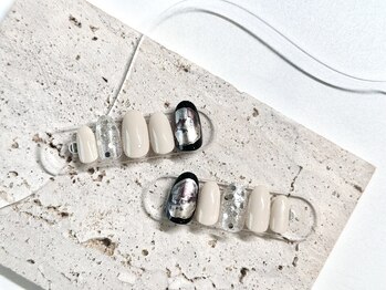 ビーネイル 名古屋志賀本通(B.nail)/ニュアンス定額 simple art/定額