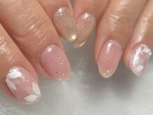 ジェミーネイル(JeMY nail)の雰囲気（春らしい上品お花ネイルのデザインもあります♪）