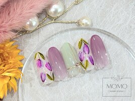 《雪チューリップ☆定額アート》