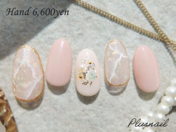 プラスネイル 北千住東口店(PLUS NAIL)/【3154】ガーリーネイル