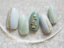 ネイルサロン ブランシュール(Nail Salon Blancheur)/大人のクリスマスネイル