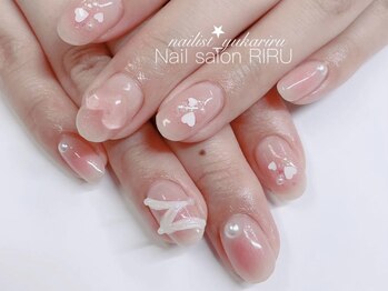 リル(RIRU)/リボンネイル/ハートネイル