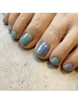 レイネイル レイアイ 光の森店(RAY NAIL ray eye)/フットデザインネイル