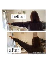 ワン ストレッチ(ONE stretch)/肩の痛い40代女性before・after