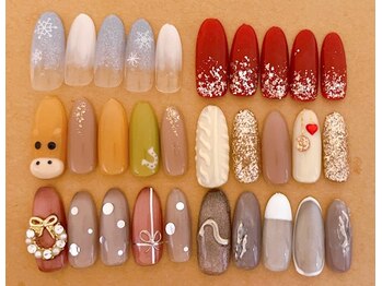 ネイルサロンアンドジュエリー アリュール(ALLURE)/１２月定額デザイン☆彡