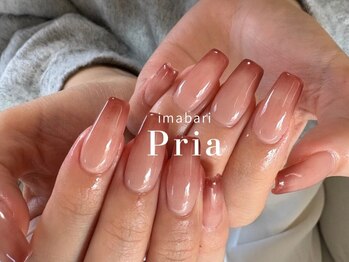 プリア 今治店(Pria)の写真/【通いやすさ◎】1ヶ月以内のご来店の場合はオフ無料♪シンプルから季節感あふれるデザインまでご用意◇