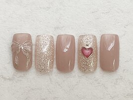 リボン×ハート