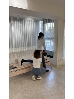 ピケピラティス 高田馬場店(pique pilates)/マンツーマンでサポート♪