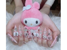 うる甘ピンクネイル