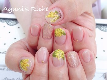 アグニークリッシェ(Agunik Riche)/【ミモザネイル】
