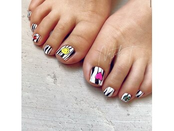 レイネイル レイアイ 光の森店(RAY NAIL ray eye)/フットデザインネイル