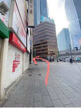 ファストラッシュ 渋谷店(FAST LASH)/渋谷駅からの道順【１】