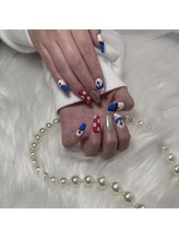 ラミル(Ramil)/手書きアートネイル